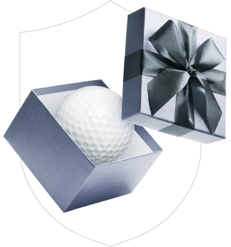 animation of golf gifts