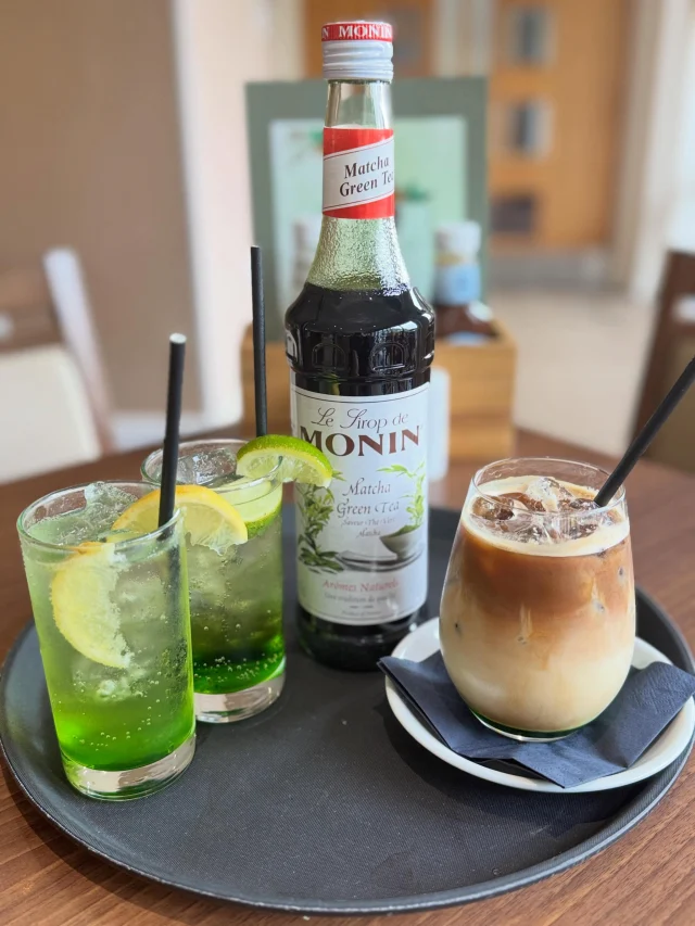 🍵 Matcha Drinks Range Now Available in the Clubhouse! 🍵

Treat yourself to one of our refreshing new matcha drinks:

✨ Matcha Iced Latte
✨ Matcha Spritz
✨ Matcha Lemonade

Perfect for a refreshing pick-me-up, whatever the weather. Available now in the clubhouse! #matcha #drinks #refreshing