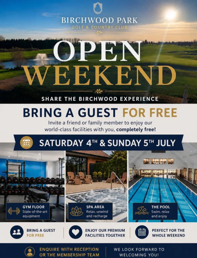 🚨 THE WAIT IS OVER 🚨

For one weekend only, we’re opening our doors to  all of our members friends and family.

Come witness the gains, experience the energy, and see why everyone’s talking about us. 💪🔥

🏋️ Try the gym
👋 Meet the team
⚡ Feel the atmosphere

📅 4th and 5th July
📍 Birchwood Park

Warning: May result in an uncontrollable urge to join.”